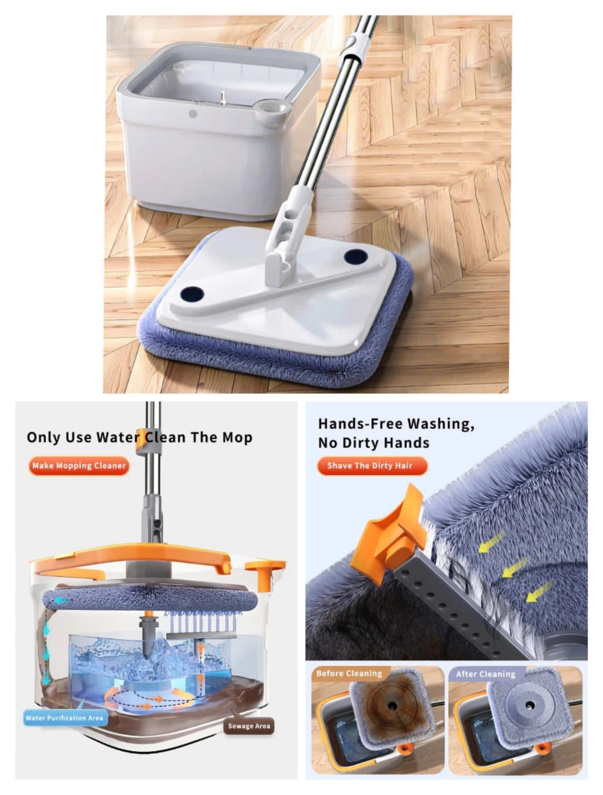 Square Dryer Mop