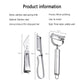 Three Pieces Stainless Steel Peeler & Slicer