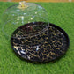Black Marble Ceramic Cake Dish with Lid