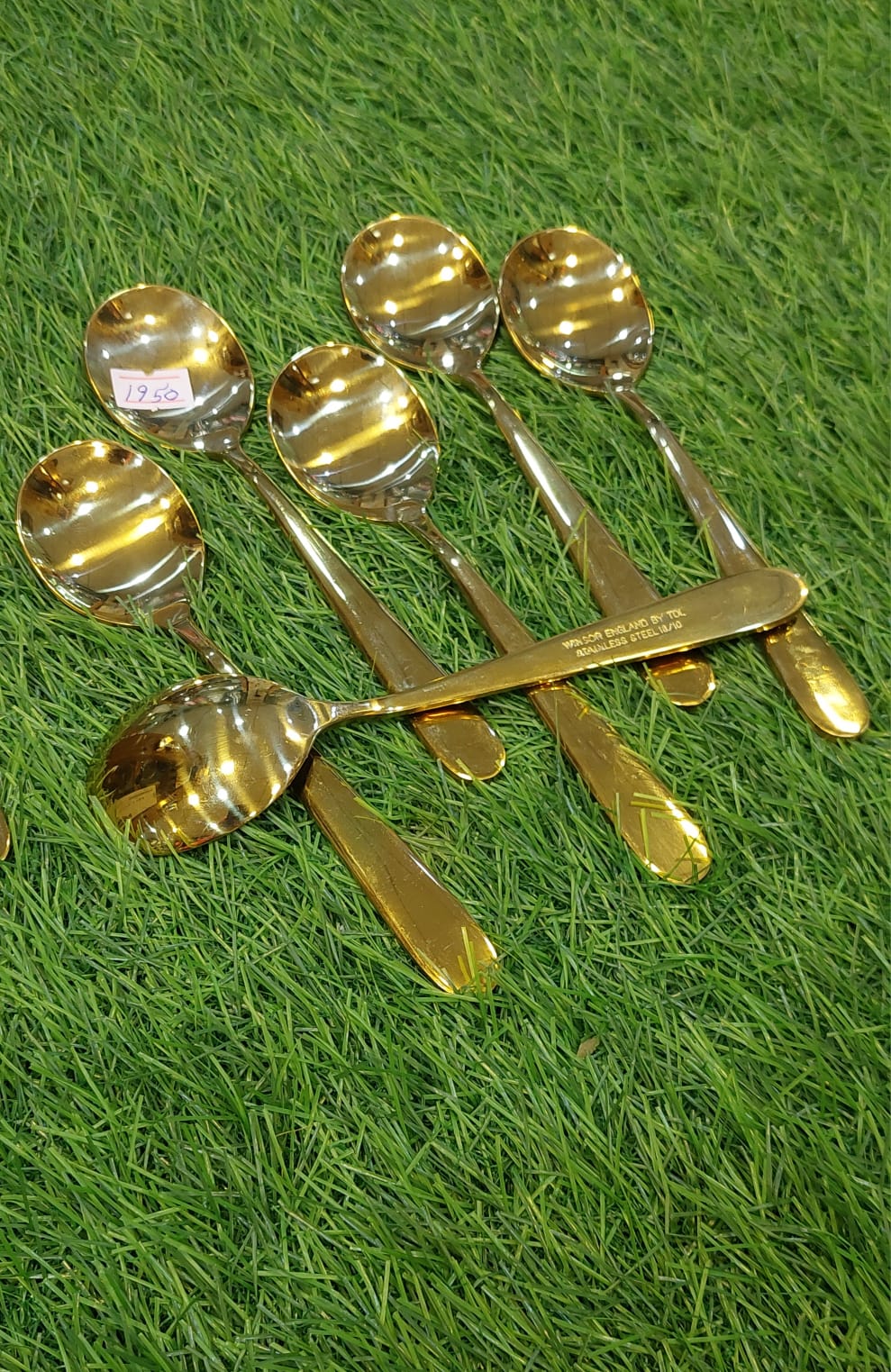 6pcs Golden Spoon Set