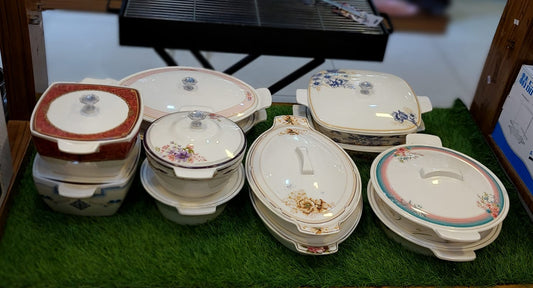 Melamine Lid Bowl & Tray