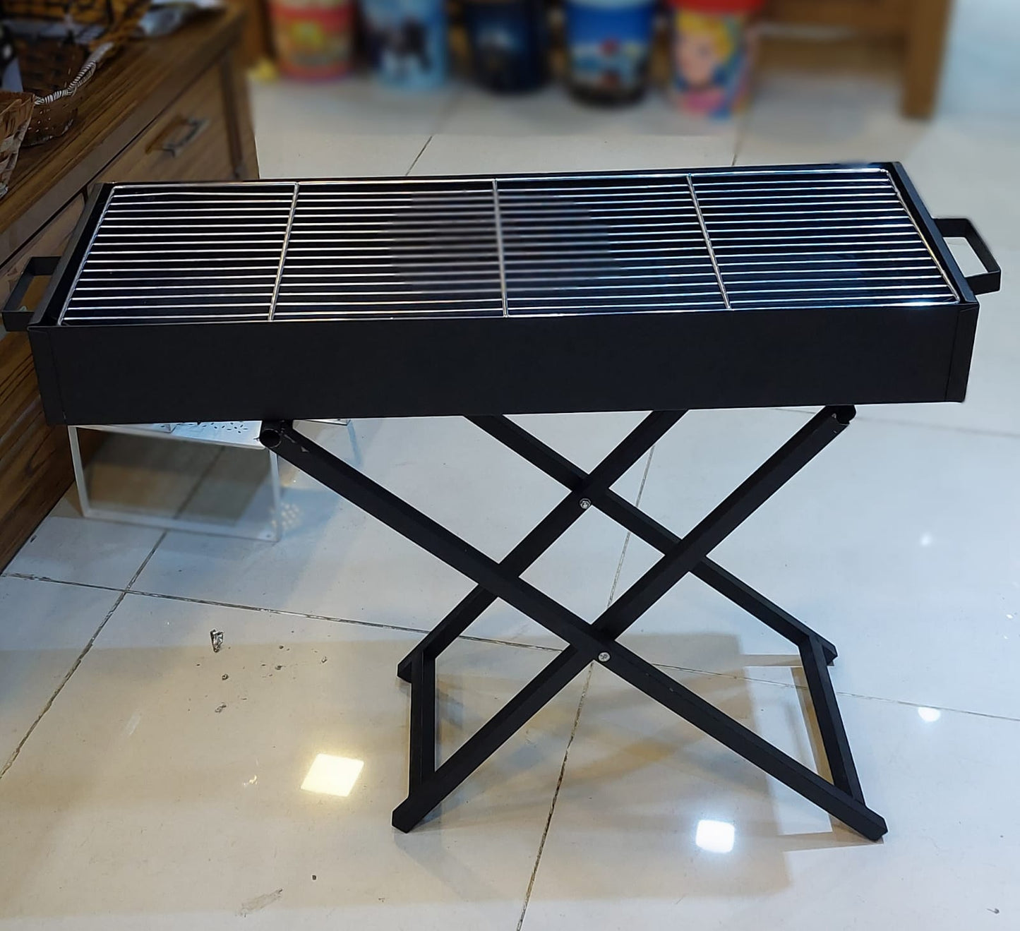 Heavy Material Large Fordable BBQ Grill