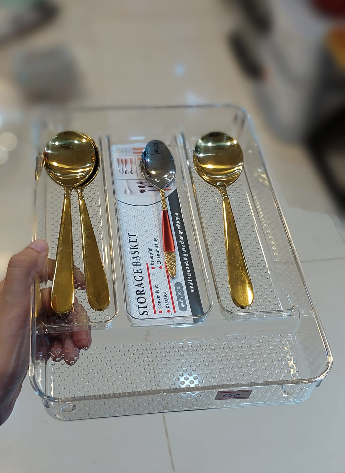 Acrylic Cutlery Tray