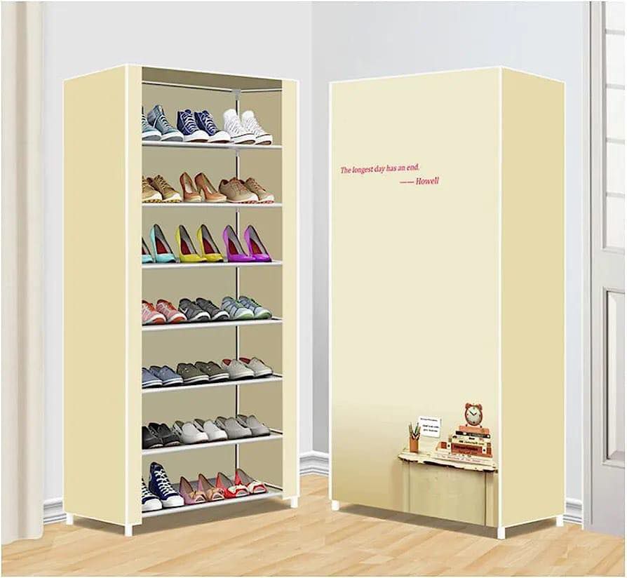 7 Layer Printed Shoes Rack