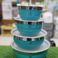 4pcs Premium Steel Bowl Set