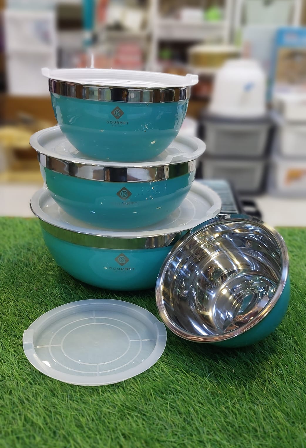 4pcs Premium Steel Bowl Set