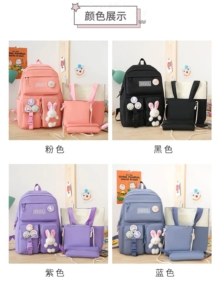 4Pcs Bag Pack Set