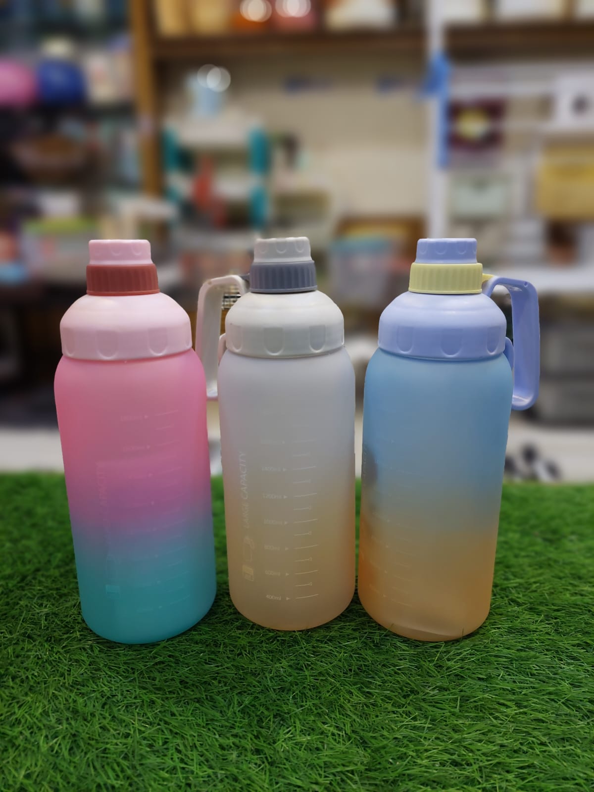 Large Multi Color Water Bottle