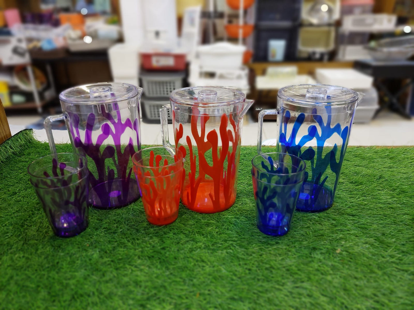 Acrylic Jug Glass Set