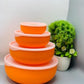 4Pcs Bowl Set With Lid