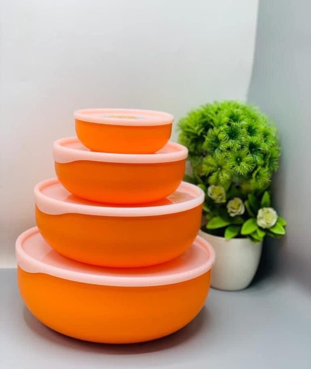 4Pcs Bowl Set With Lid