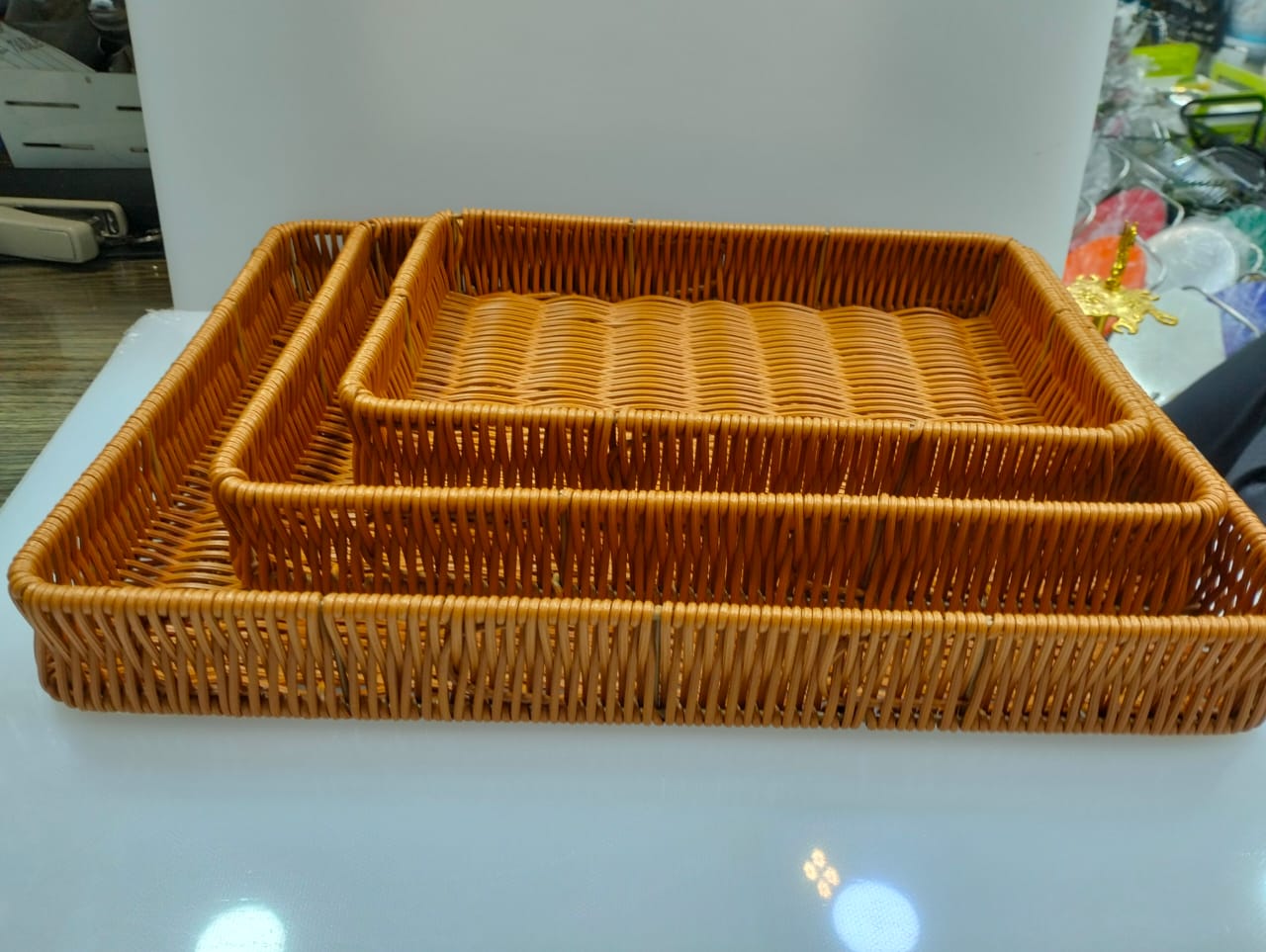 3pcs Basket Tray Set