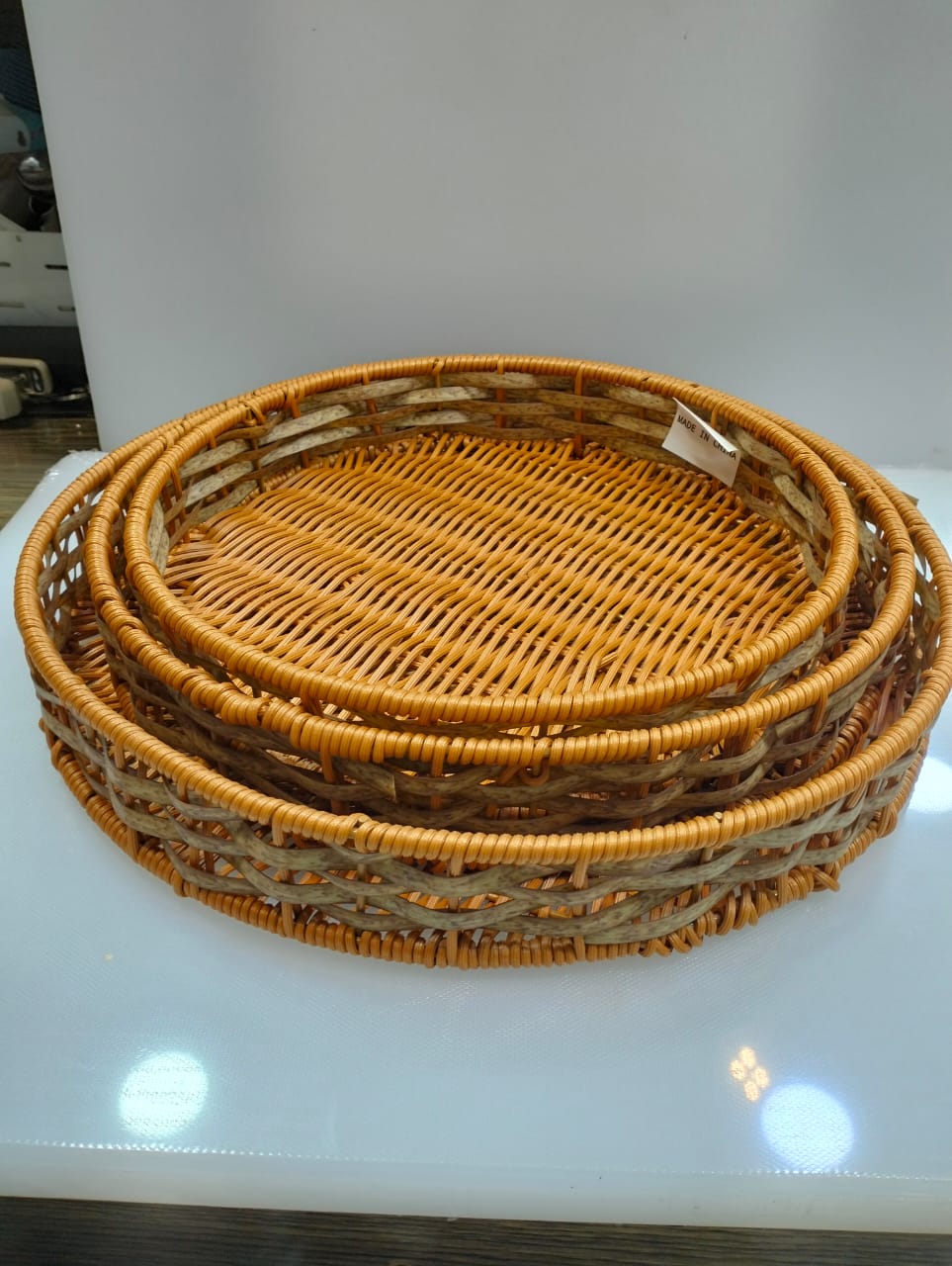 3pcs Basket Tray Set