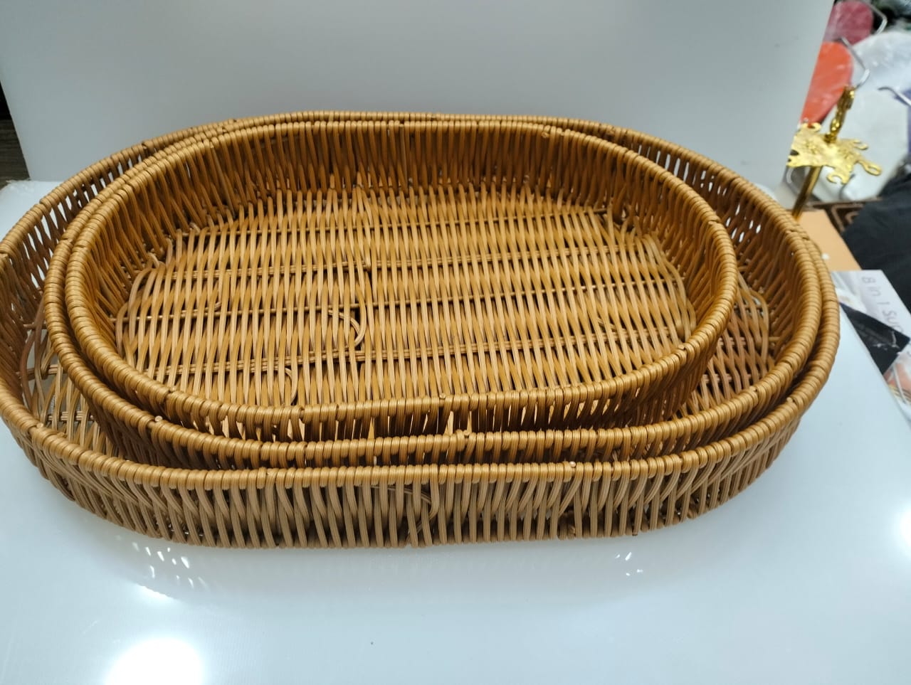 3pcs Basket Tray Set