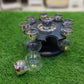 8PCS SPICE RACK ORGANIZER IN REVOLVING BASE