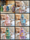 Summer Plastic Straw Bottle