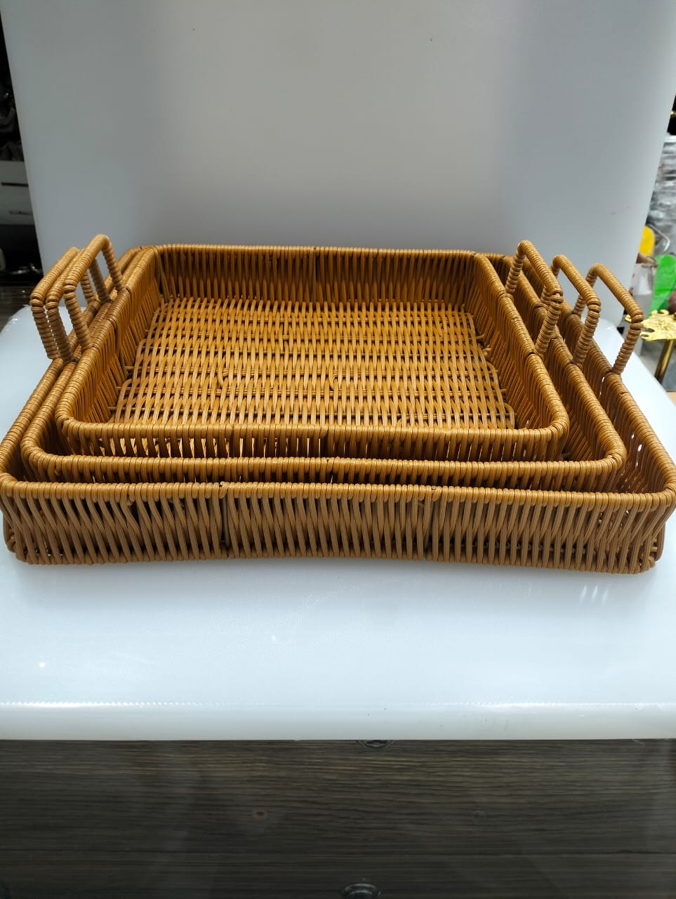 3pcs Basket Tray Set