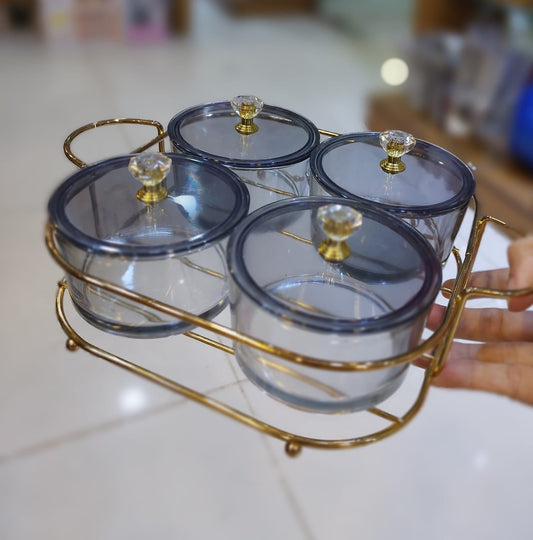 Metal Dry Fruit & Candy Tray