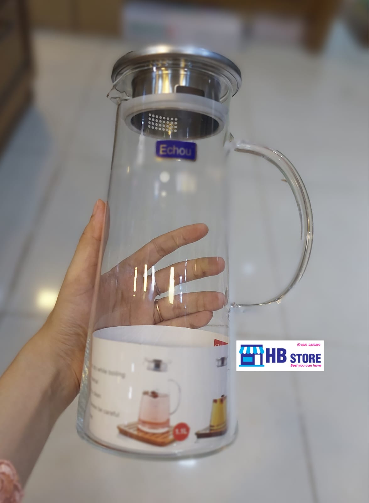 Glass Material Single Jug