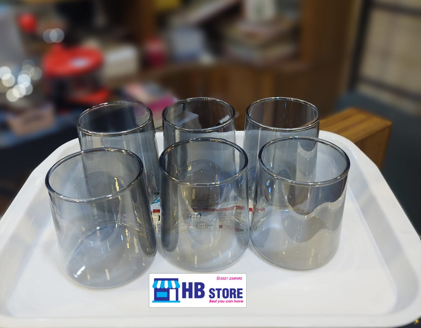 6Pcs Fancy Glass Set