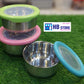 3Pcs Steel Heavy Bowl Set