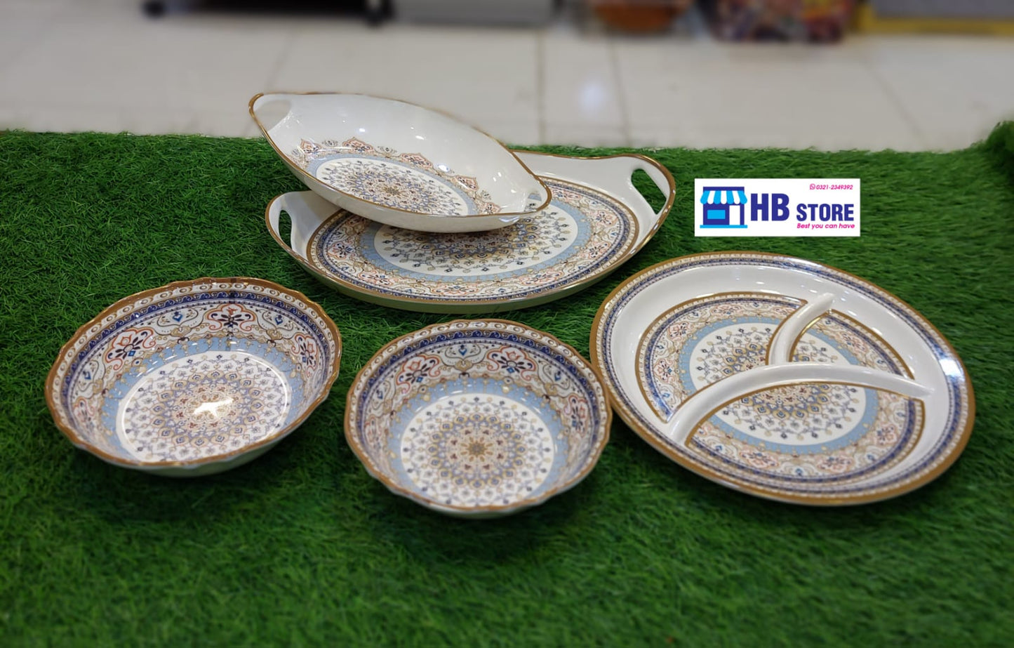 5Pcs Melamine Serving Set