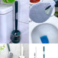 Silicon Washroom Brush With Holder Heavy Quality