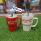 Ceramic Materiel Coffee Sipper With Straw