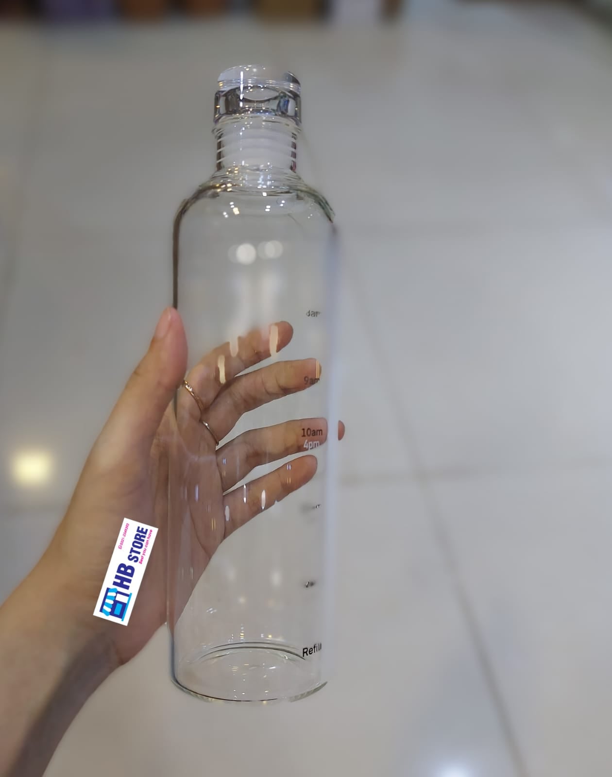 Glass Water Bottle