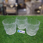 6Pcs Ice Texture Design Frosted Glass