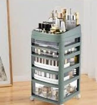 Cosmetic Jewelry Cabinet Trolley