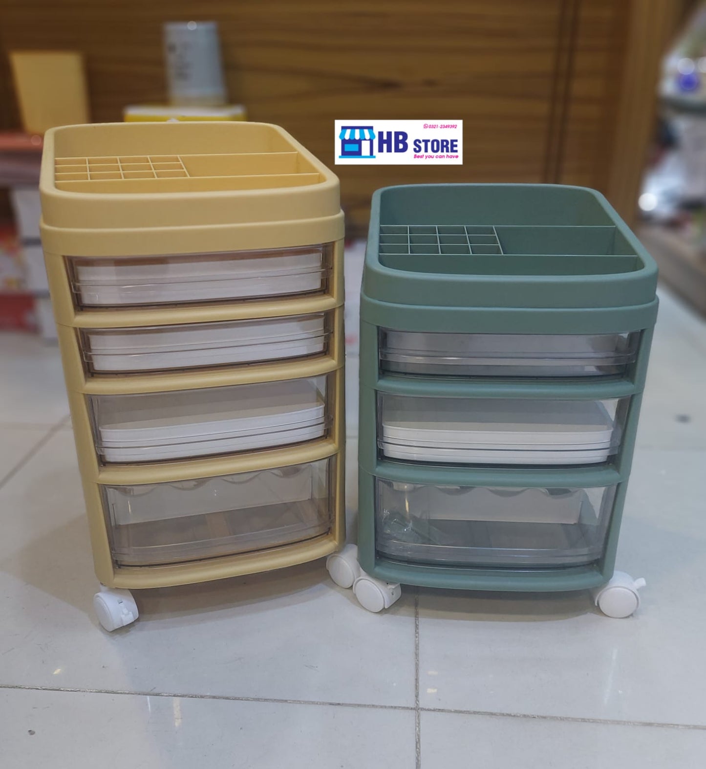 Cosmetic Jewelry Cabinet Trolley