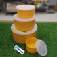 4Pcs Plastic Bowl Set With Lid
