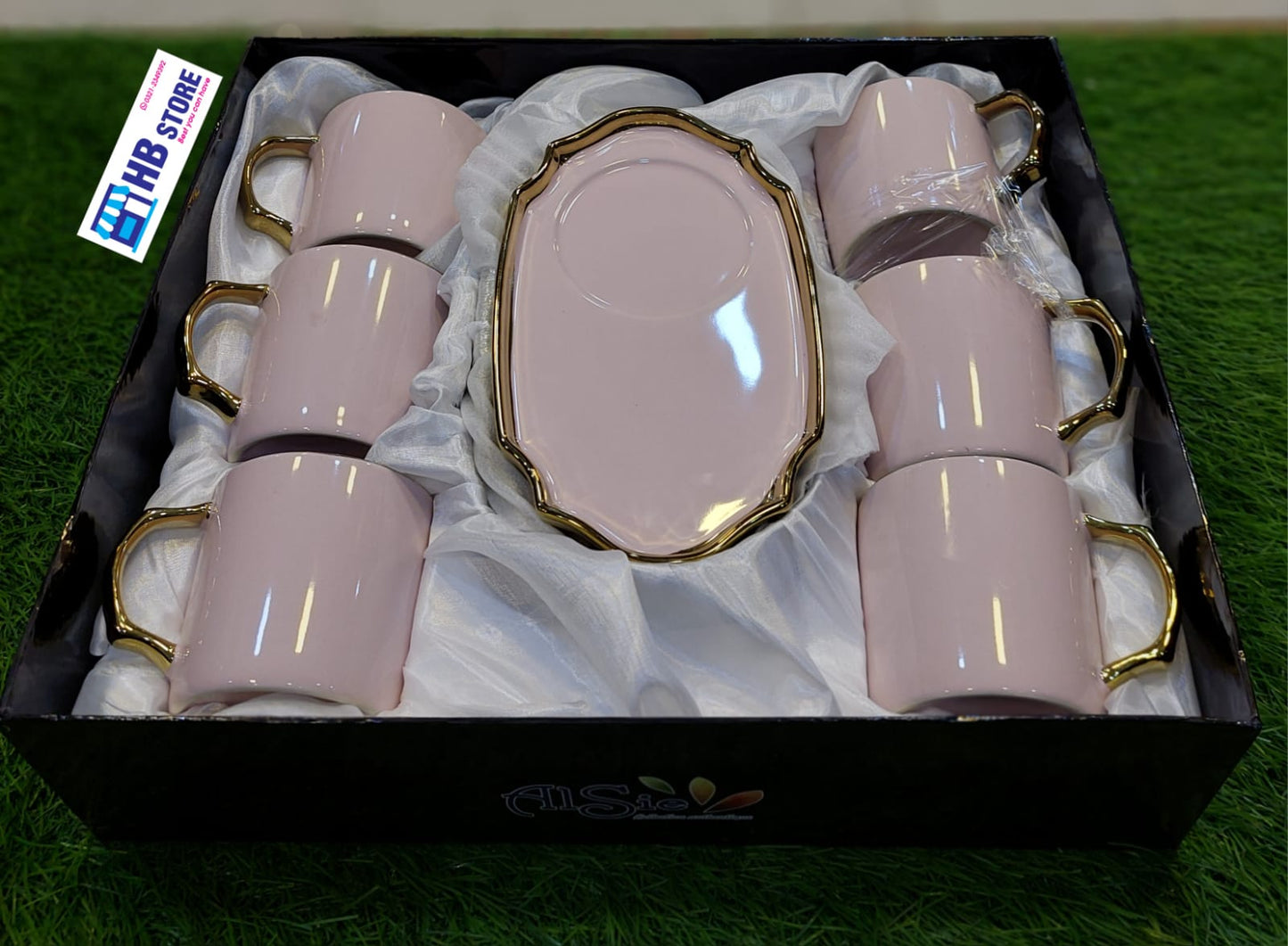 6Pcs Cups & Saucers Set