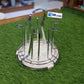 Metal Glass Holder With Drainer