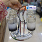Metal Glass Holder With Drainer