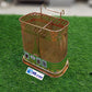 Double Portion Copper Cutlery Holder