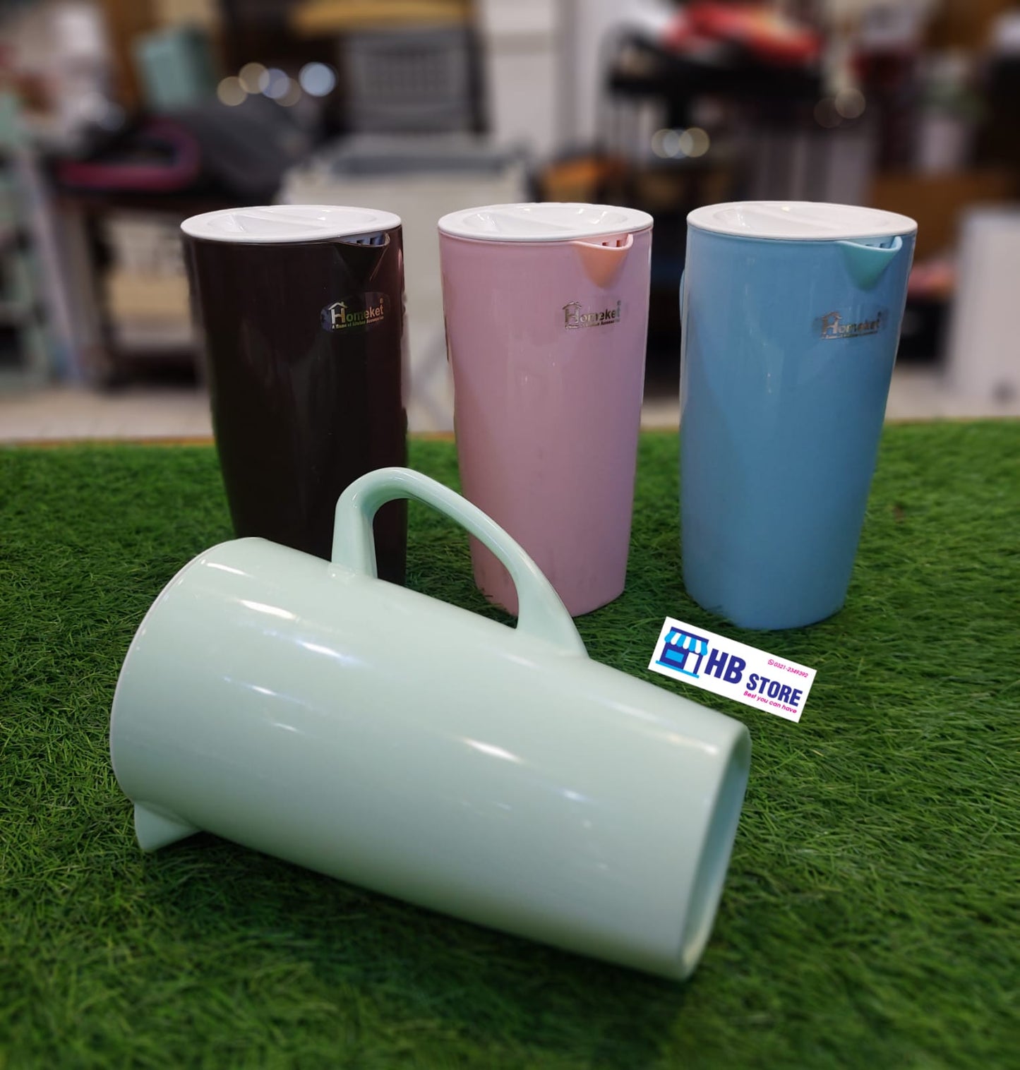 3Pcs Plastic 1L Jug