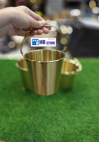 Golden Snack & Ice Bucket