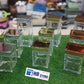 3Pcs Heavy Quality Acrylic Jar Set