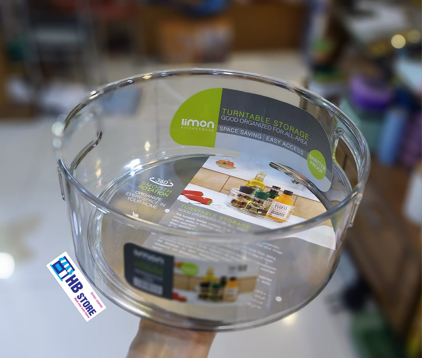 Rotatable Acrylic Shelf Tray