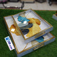 2Pcs Fancy Wooden Tray Set