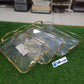 3Pcs Acrylic Material Tray Set WIth Handel