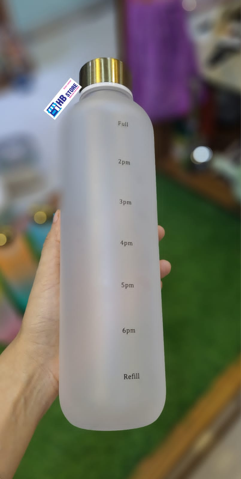 Acrylic Plastic 1L Colorful Water Bottle