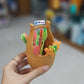 Plastic Fruits Fork With Stand