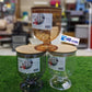 Turkish Acrylic Jar With Wooden Lid