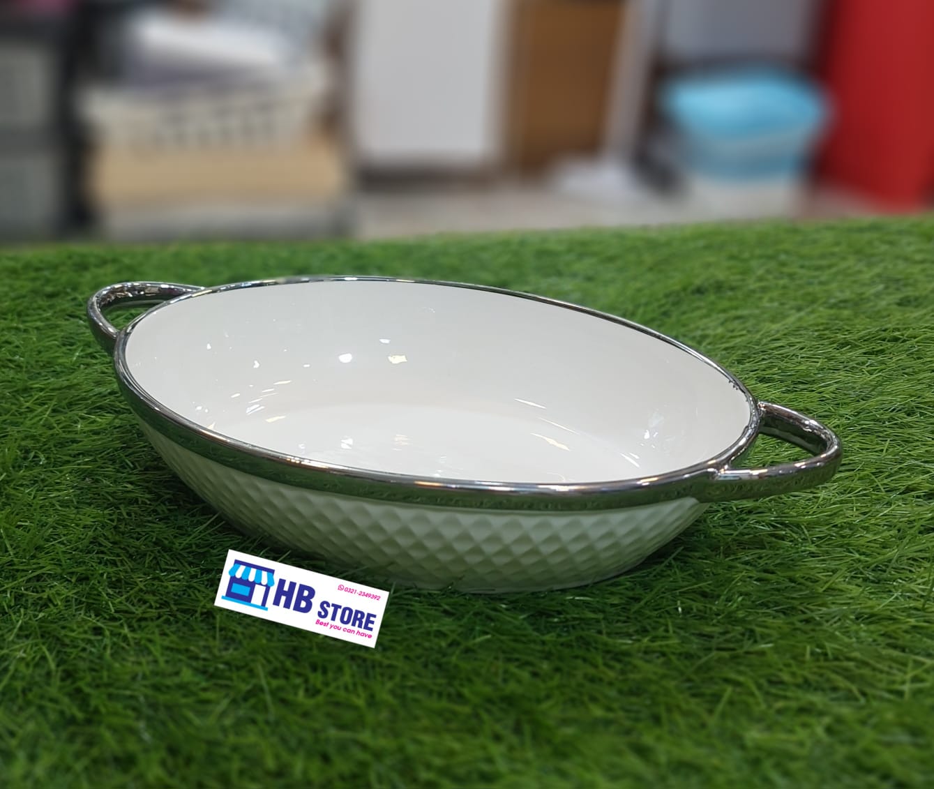 Ceramic Material Serving Bowl