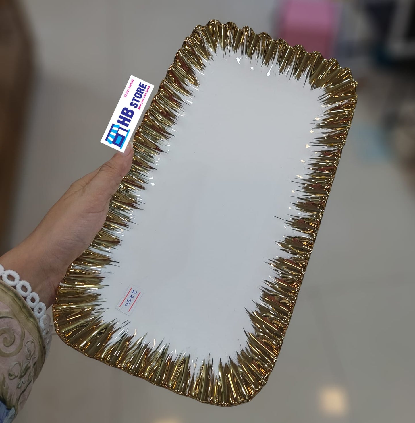 Ceramic Material Serving Platter