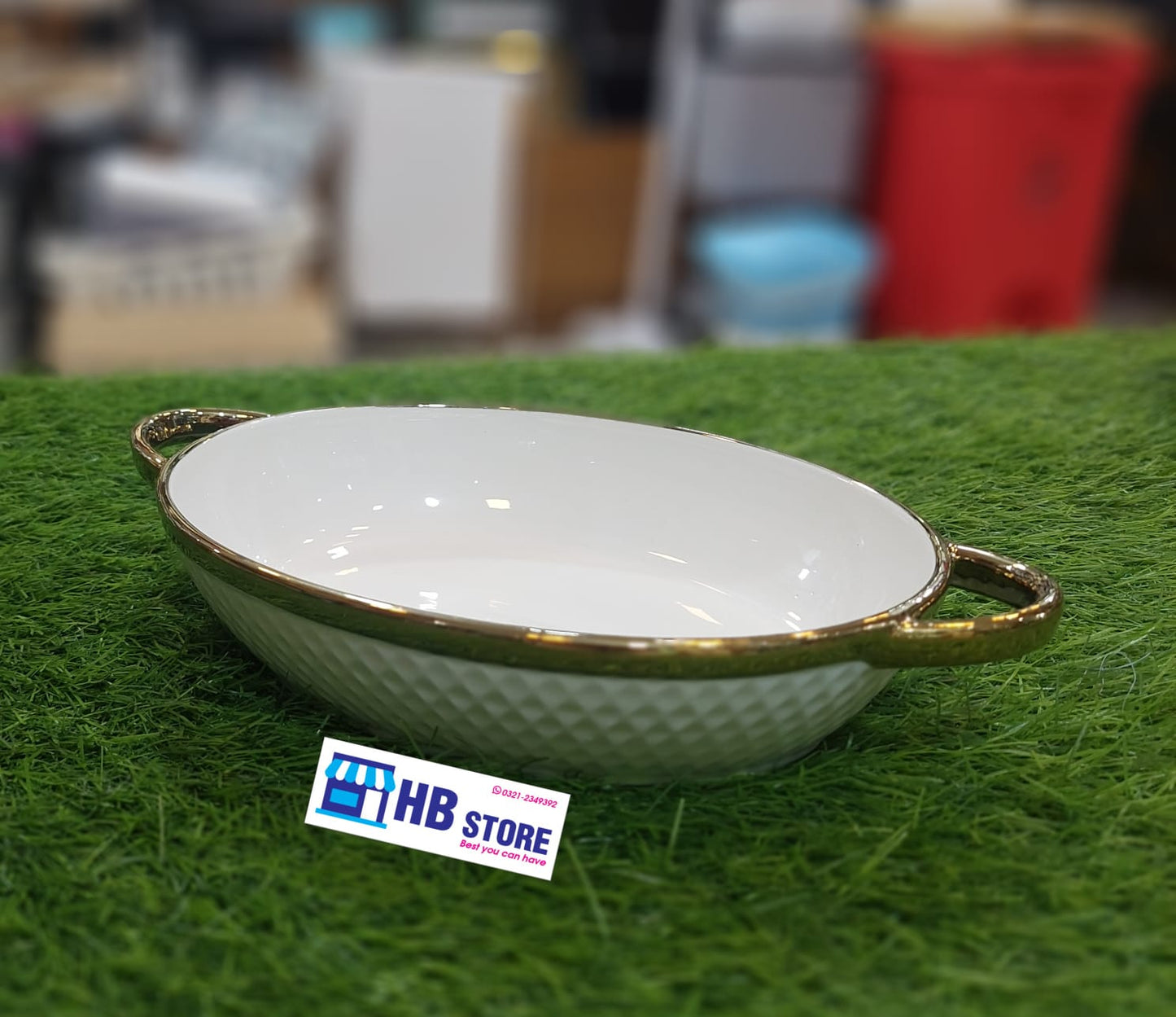 Ceramic Material Serving Bowl