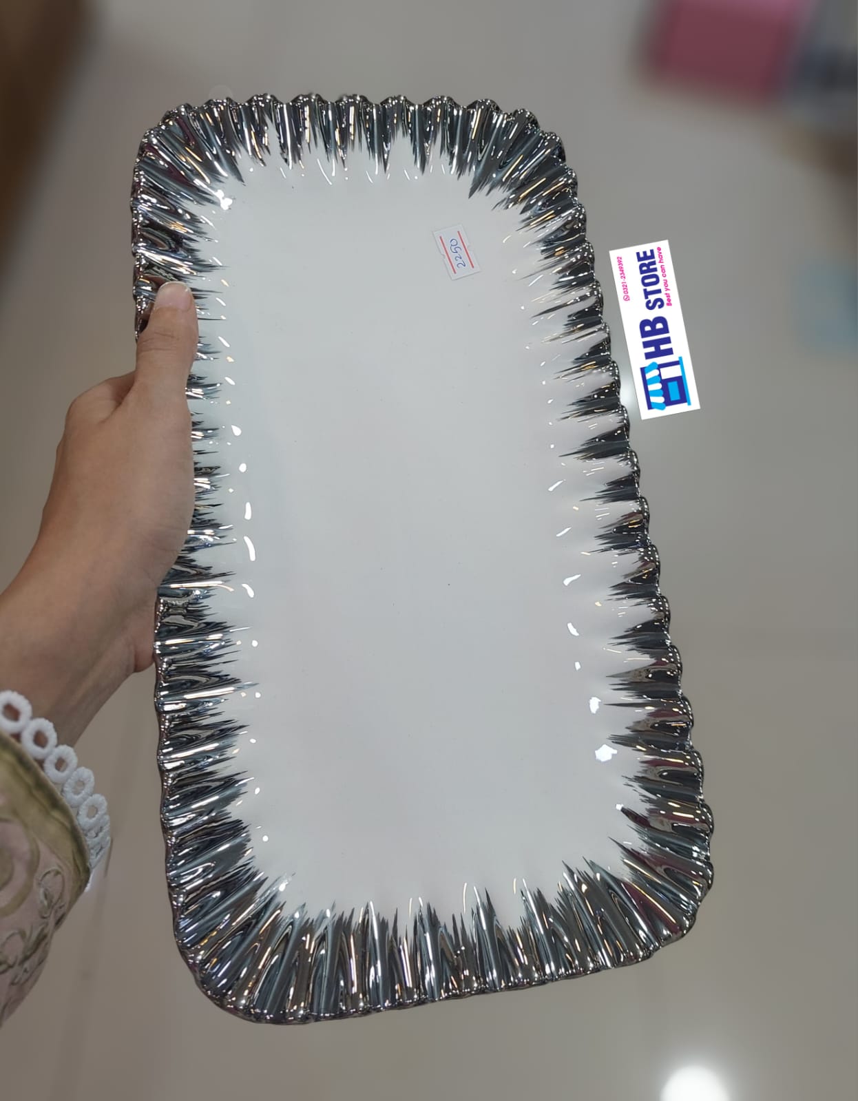 Ceramic Material Serving Platter